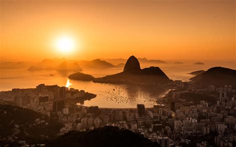 3840x2400 Resolution Sunset In Rio De Janeiro 5k Uhd 4k 3840x2400