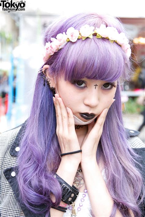 Jurias Lavender Hair Choco Moo Tights And Tokyo Bopper In