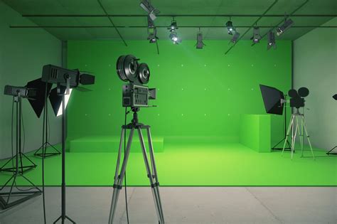 Tv Studio Set Camera