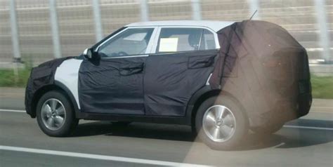 Upcoming Sub 4 Metre Suv From Hyundai Spied In Korea