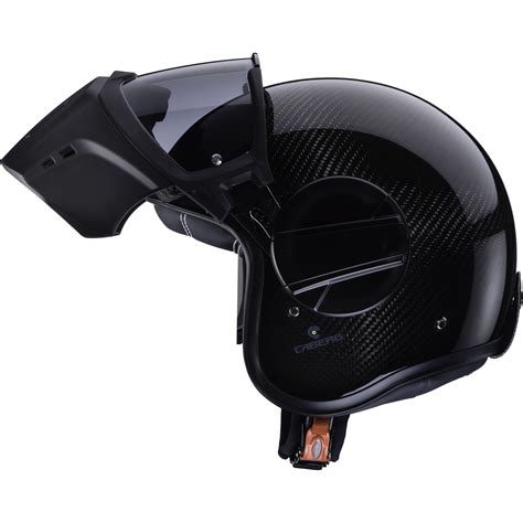 Caberg Ghost Carbon Open Face Motorcycle Helmet And Visor Open Face