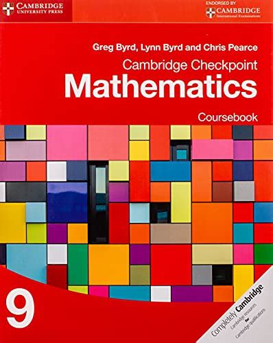 Cambridge Checkpoint Mathematics Coursebook 9 Cambridge International