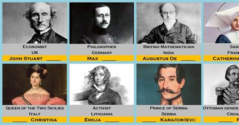 Memorable People Born In 1806 Quiz By Mucciniale