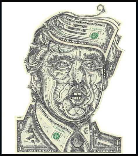 Money Art By Artist Mark Wagner Art Dollar Bill Art Dollar Bill