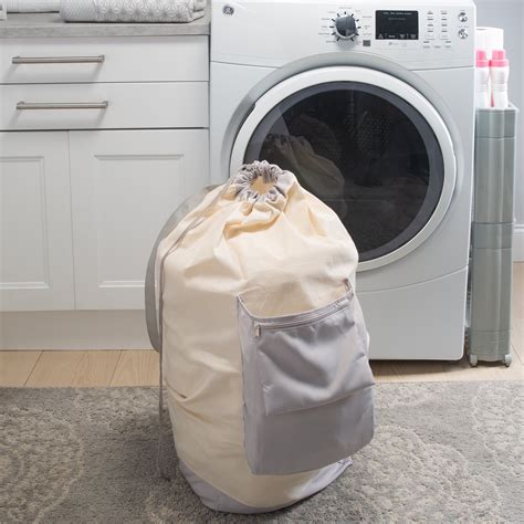 Mainstays Canvas Laundry Bag 26x37
