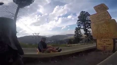 Alpine Slide Jackson Hole Wyoming Youtube