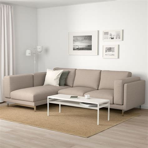 Do double check to to make sure you NOCKEBY Lejde dark beige/with chaise longue, left, 3-seat ...