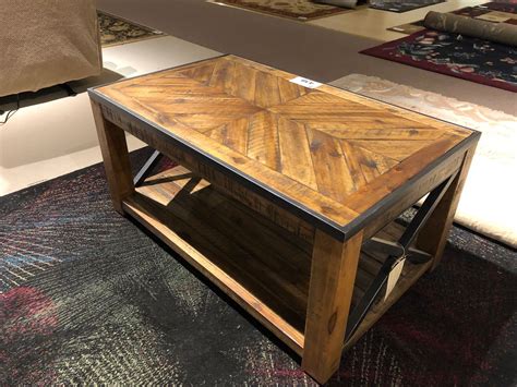Rustic Industrial Style Coffee Table