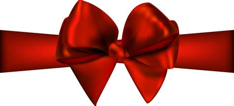 Download Red Ribbon With Bow Png Clip Art - Transparent Background Red ...