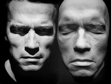 Arnold Schwarzenegger Life Mask No Battle Damage Terminator T3 Genisys