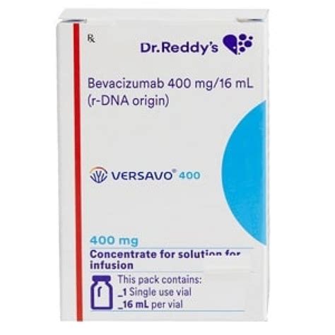 Drreddys Versavo Bevacizumab 400 Mg Infusion 16 Ml Prescription Rs