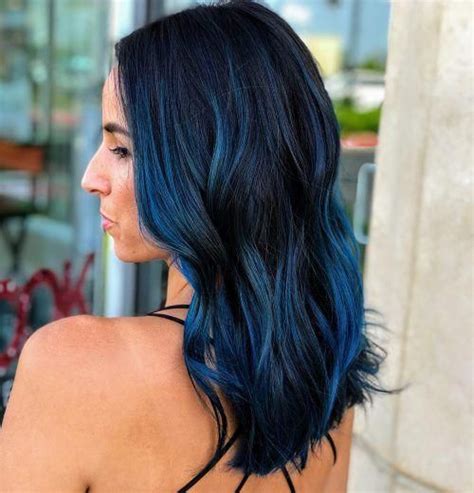 25 Incredible Examples Of Blue Ombre Hair Colors Blueombre Blue