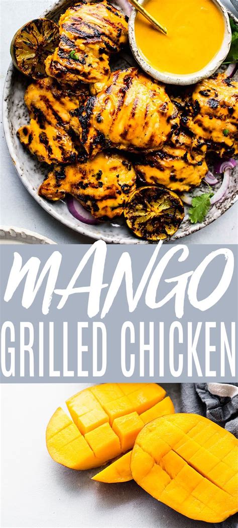 Maybe you would like to learn more about one of these? Juicy Mango Lime Grilled Chicken in 2020 | Easy thai ...