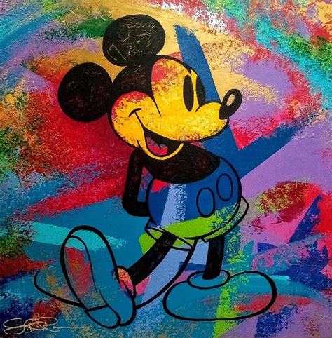 Mickey Mouse Painting By Guy Roames