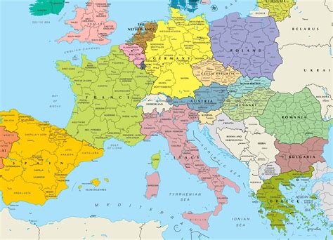 Geography Blog Europe Political Map