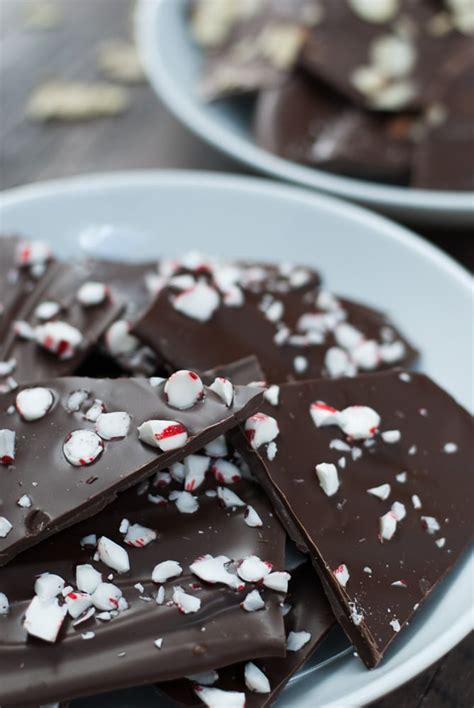 Dark Chocolate Peppermint Bark – Life is but a Dish