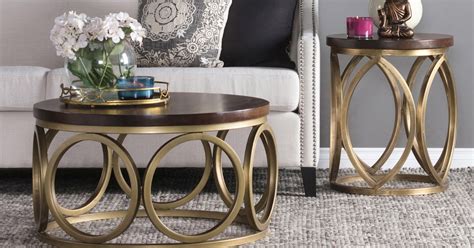 Gemma Inch Wood Round Coffee Table By Kosas Home Coffee Signatures