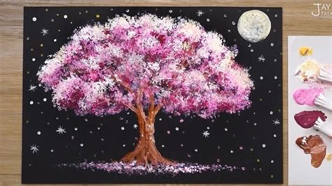 Jay Lee Painting Cherry Blossom Denice Nolan