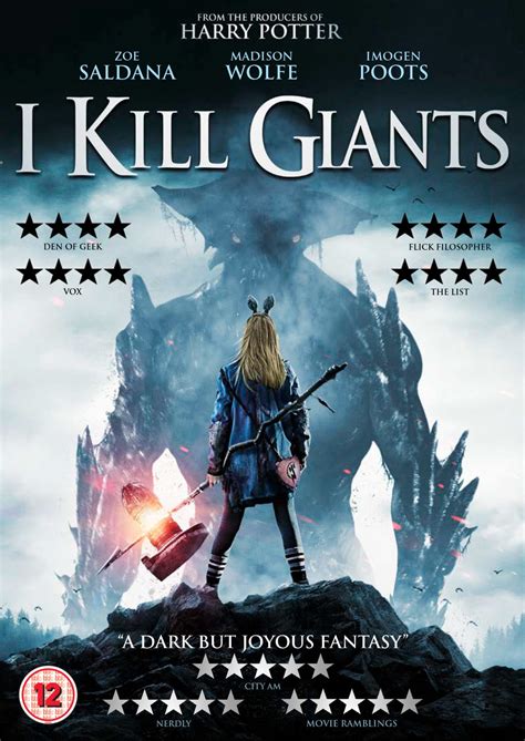 I kill giants is a 2017 fantasy drama film directed by anders walter with a screenplay by joe kelly, based on kelly and ken niimura's graphic novel of the same name. DVD Review - I Kill Giants (2017)