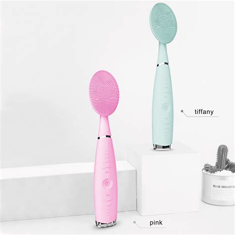 sonic facial cleansing brush waterproof sonic vibrating rechargeable electric face scrubber