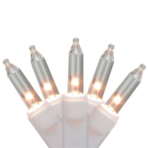 Pack Of 70 Clear Christmas Replacement Bulbs For Wire Frame