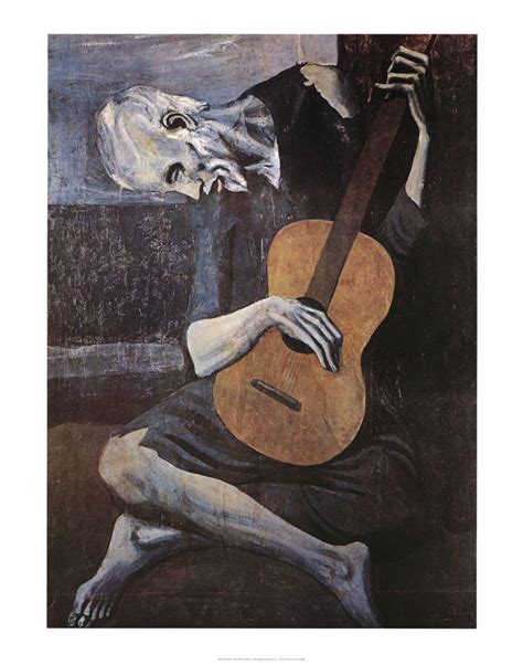 The Old Guitarist C1903 Art Print Pablo Picasso