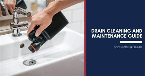 Drain Cleaning And Maintenance Guide Einstein Pros