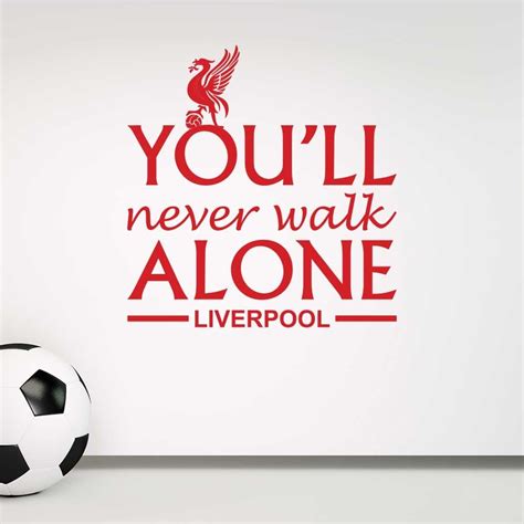 Wall Chimp Liverpool Youll Never Walk Alone Wall Sticker Wall Chimp