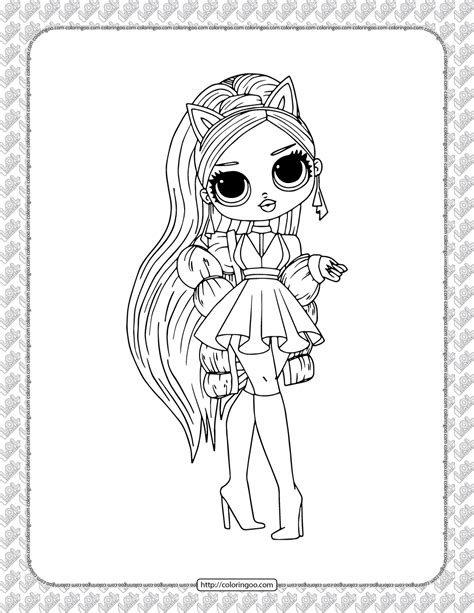 Lol Dolls Printable Coloring Pages