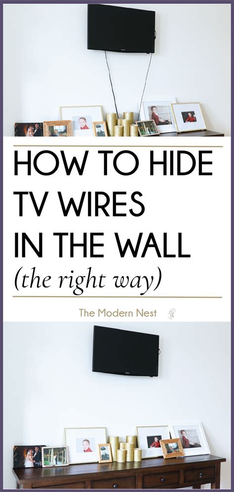 How To Hide Tv Wires In The Wall Wall Mount Tv Stand Hide Tv Wires