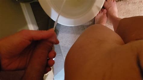 I Love Holding His Cock While He Pees