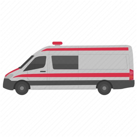 Ambulance, emergency vehicle, medical vehicle, paramedic transport, patient vehicle icon ...