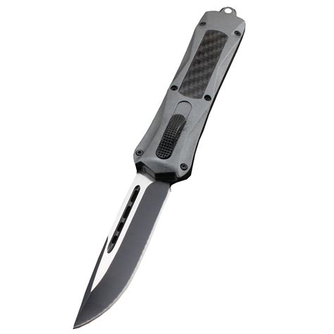 Фронтальный нож Microtech Combat Troodon Cf реплика Drop Point