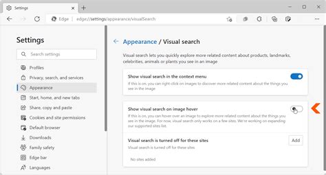 How To Enable Disable The Visual Search Icon In Edge Digitional