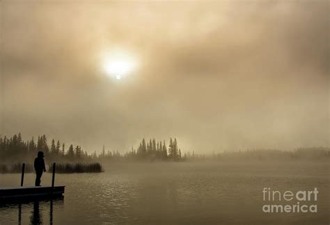 Misty Morning Sunrise Photograph By Ed Mcdermott