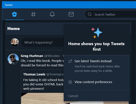 Windows 10 Twitter App Adds Latest Tweets Option For Timeline