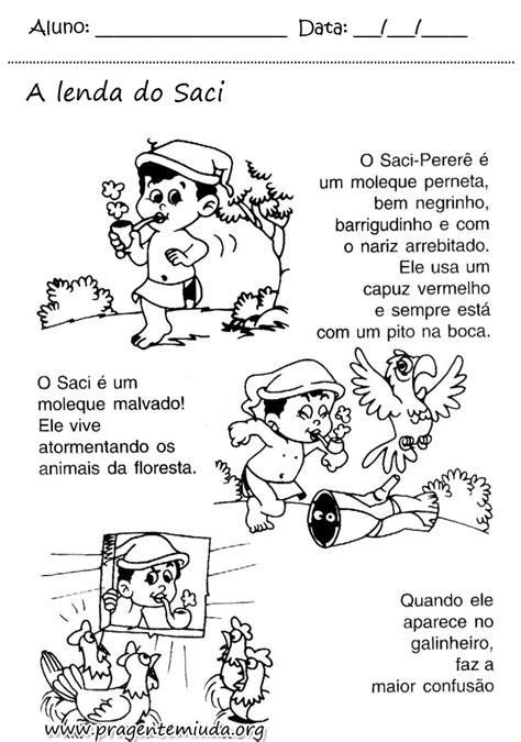 A Arte De Educar Educa O Em Quest O Projeto Folclore A Lenda Do Saci