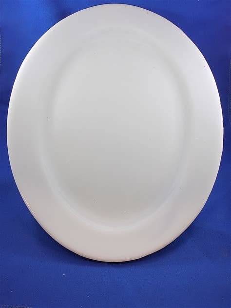 White Oval Platter 16 Long