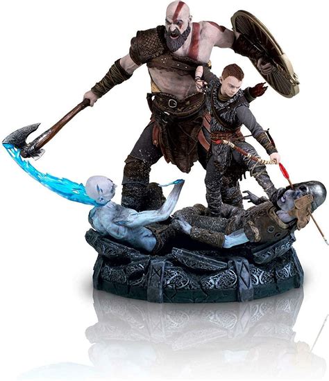 Figura De Colección De Kratos And Atreus De God Of War De 9 Pulgadas