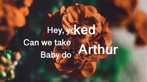 Naked James Arthur Lyrics Video Youtube