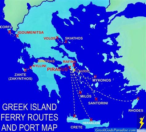 Map Of The Greek Ferry Lines Ferries And Hydrofoils In Greece My XXX
