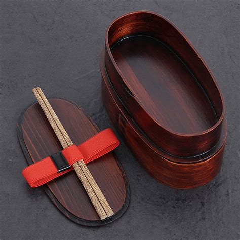 Bento Box For Adults Wooden Bento Box Double Layer Lunch Etsy