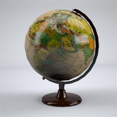 3d Model World Globe