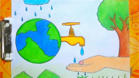 Save Water Save Earth Drawing Easy Poster Making For Competition My XXX Hot Girl