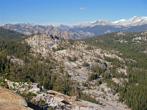 View North Ten Lakes Trail Yosemite National Park California