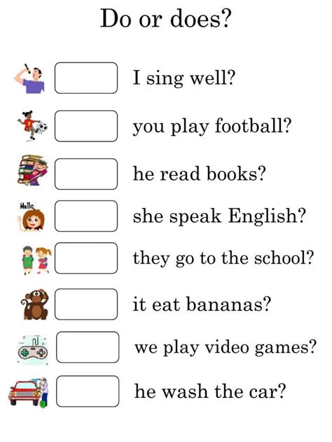 Auxiliary Verb Do Interactive Exercise For Grade 3 You Can Do The