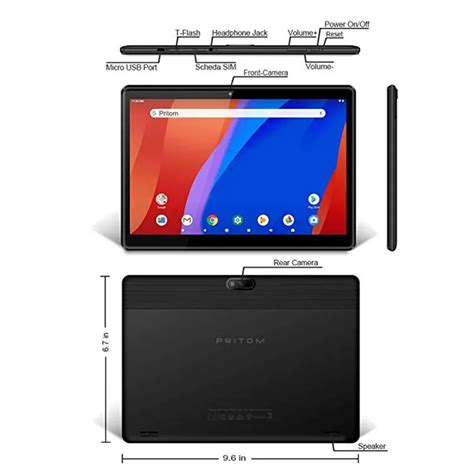 Pritom M10 101 Inch Tablet Android 90 2gb 32gb Rom Android Tablet