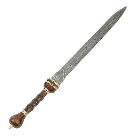 Gladius Sword High Carbon Damascus Steel Sword 28 Gladiator Roman