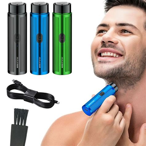 Mini Portable Electric Razor For Men Usb Rechargeable Shavers Best For Travel Shavers Cordless