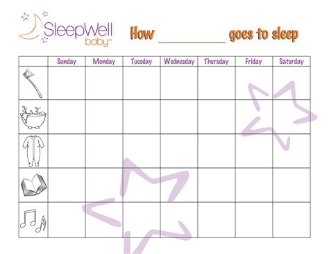 Toddler Bedtime Sticker Chart Printables Articles Pinterest